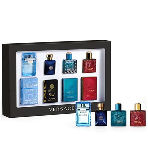 versace men's mini cologne set|Versace cologne 4 pack.